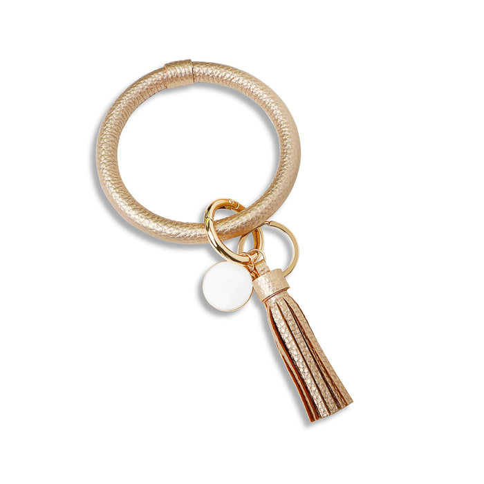 New Bracelet Key Chain Pu Tassel Bracelet Pendant