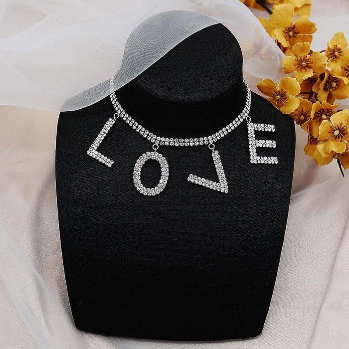 New Exquisite Necklace Personality Wild Love Clavicle Chain