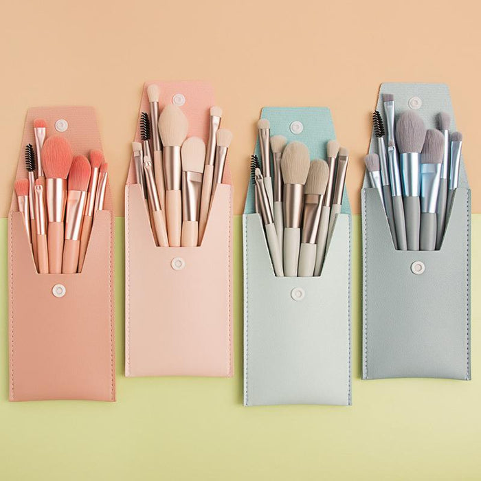 8pcs/set Portable Makeup Brush Set