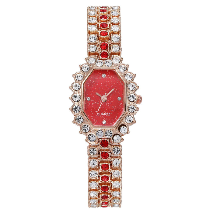 Women Watch Rhinestone Steel Quartz Fashion Wristwatch LLZ13865