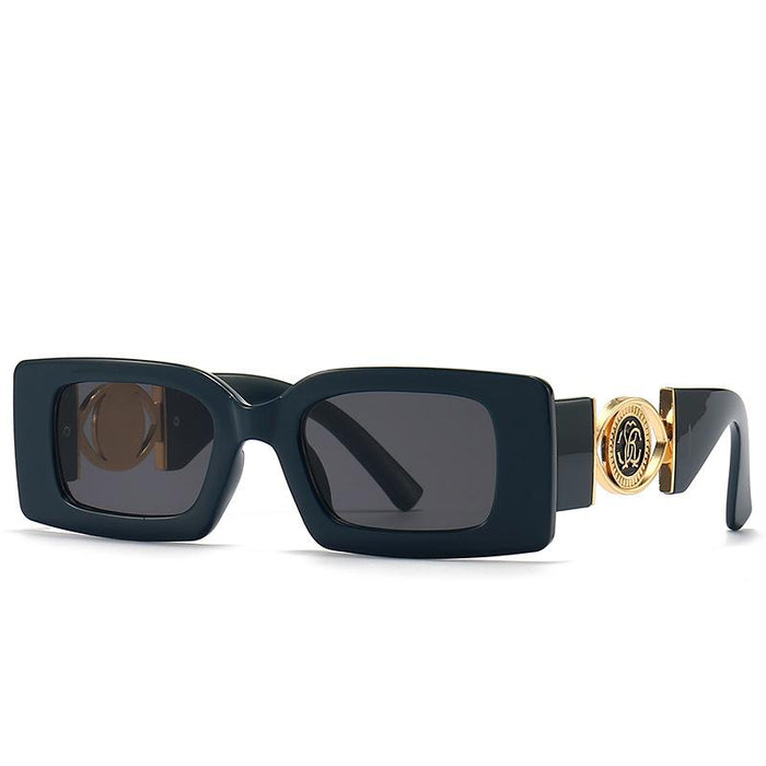 Small frame square sunglasses and sunglasses