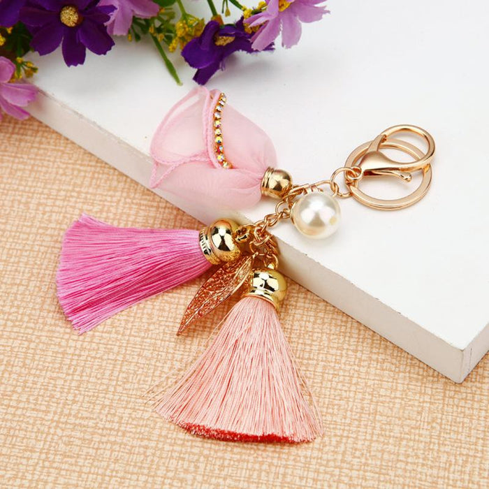 Women's Keychain Fashion Bag Pendant Car Key Chain