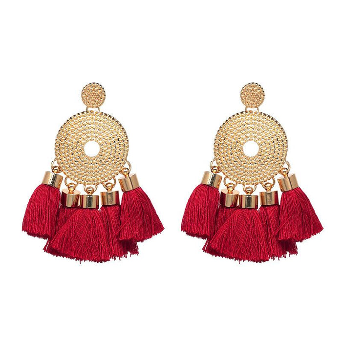 New Female Jewelry Tassel Earrings Personality Earrings