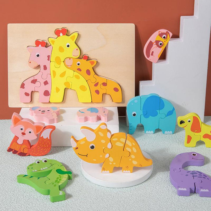 Wooden Children's Educational Early Education Puzzle Toy