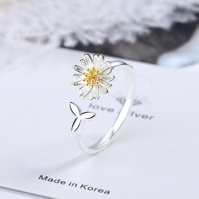 Daisy Open Ring Simple and Fresh Women's Ring