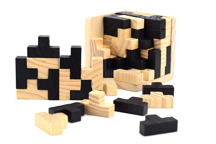 Educational Toys Wooden Luban Lock Building Block Toys