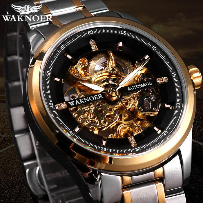 Automatic Mechanical Watches Business Men's Luxury Wristwatch Metal