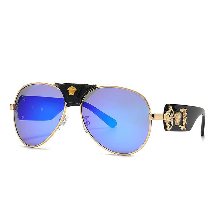 Retro men's and women's Metal Sunglasses