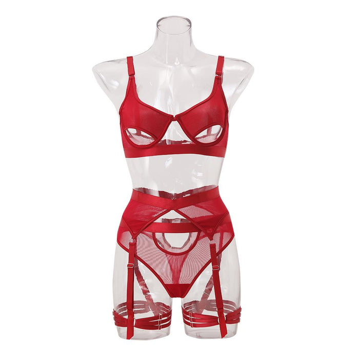 Sexy Lingerie Women Hollow Underwear Set