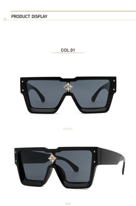 Sunglasses men's and women's Square Rhinestone Sunglasses