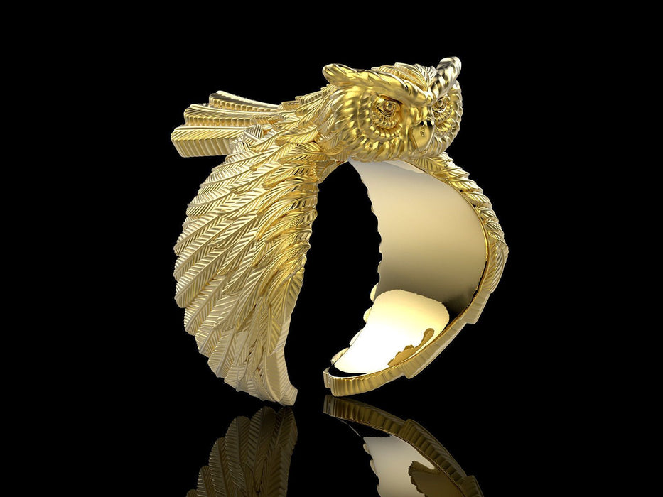 New Fashion Personalized Owl Ring