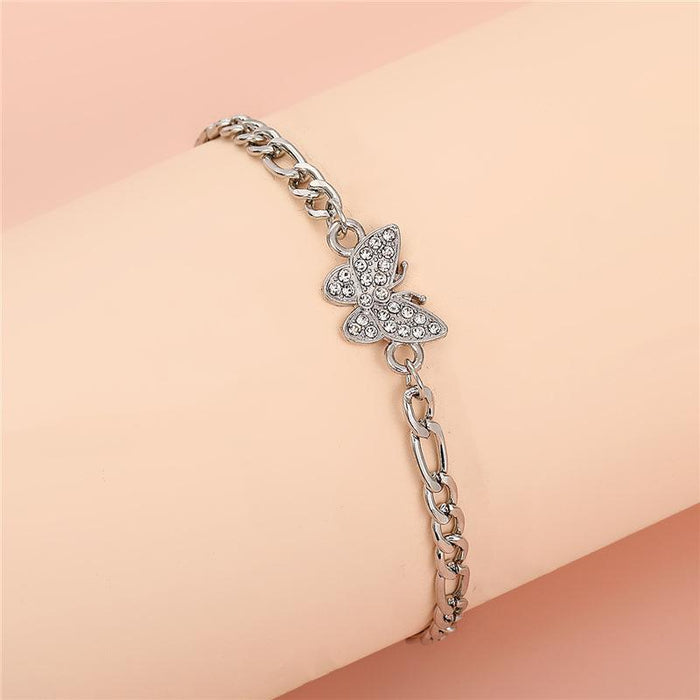 Women's butterfly anklet