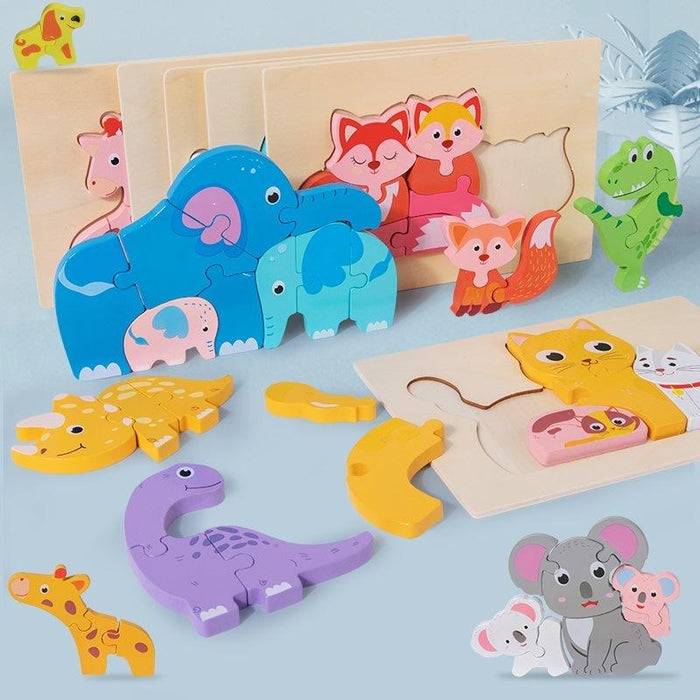 Wooden Children's Educational Early Education Puzzle Toy