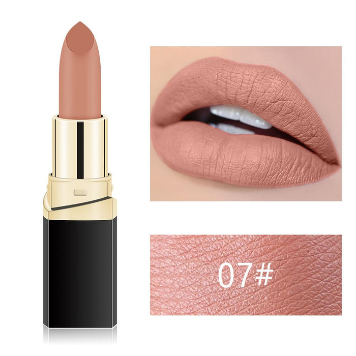 Matte fog face velvet lipstick is not easy to decolour black pipe lipstick.