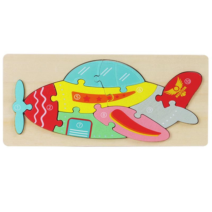 Children's Early Education Stereo Puzzle Toy