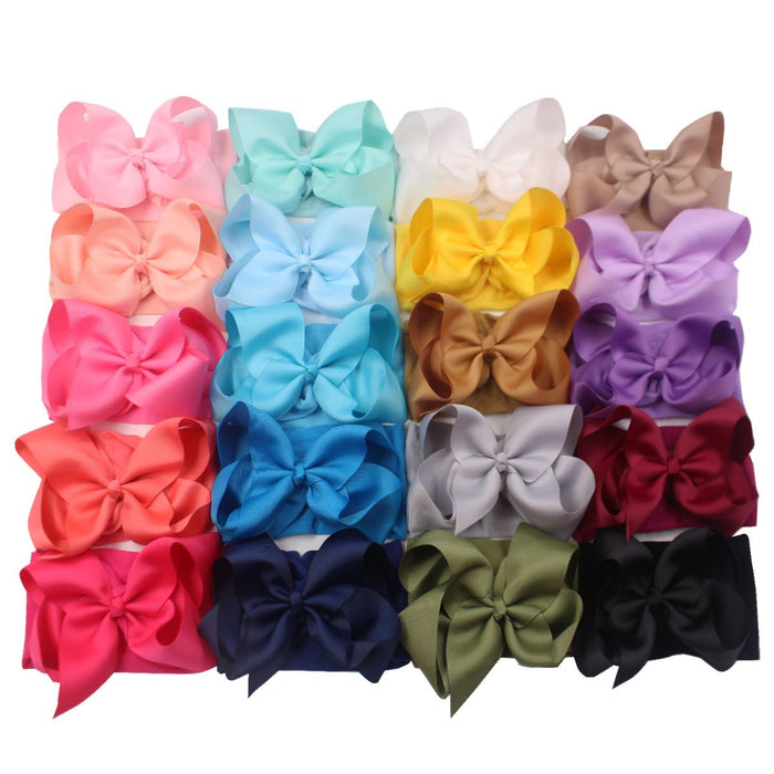 Bow headband nylon headband