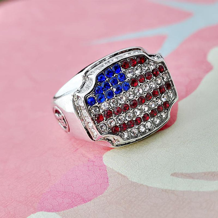 Creative Fashion National Flag Ring