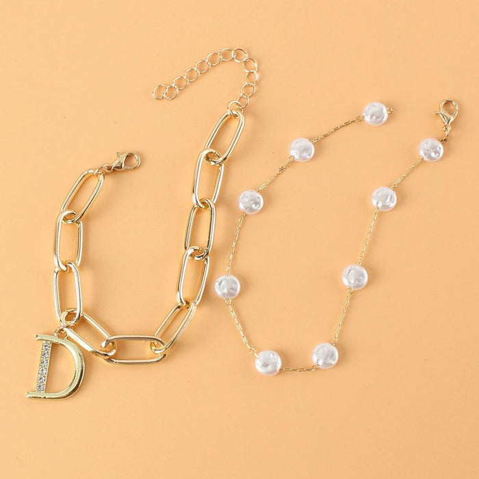 New Style Temperament Letter Pendant Bracelet Women's Bracelet