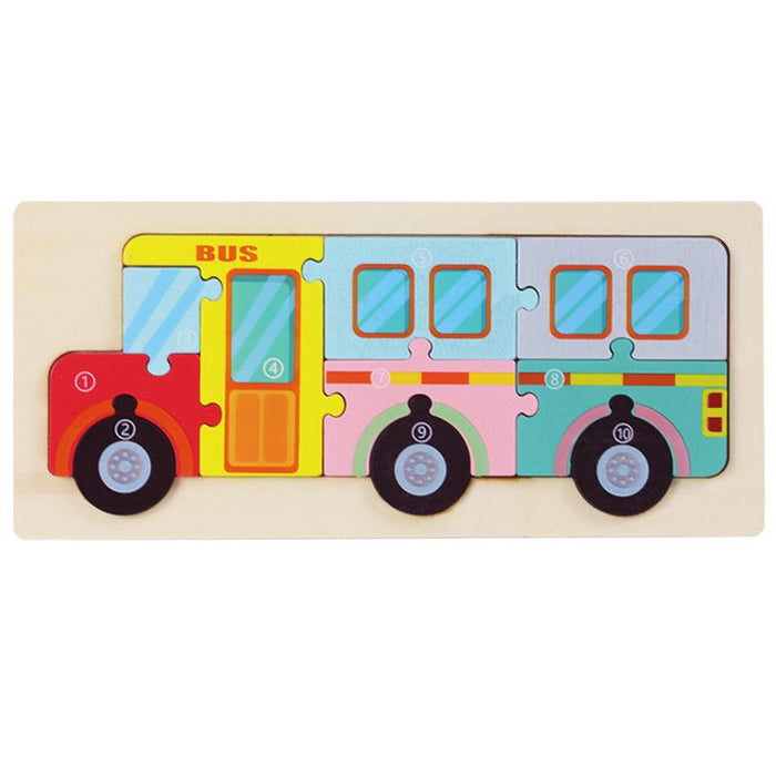 Children's Early Education Stereo Puzzle Toy