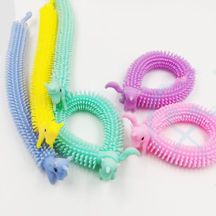 Unicorn Worm Noodles Stretch Stress Resistant Children's Toy