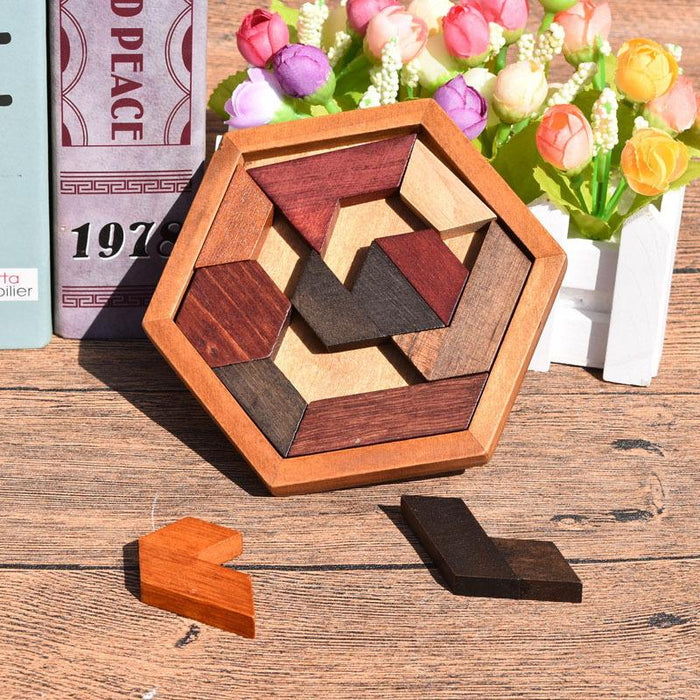 Wooden Special-shaped Building Blocks Wooden Toys