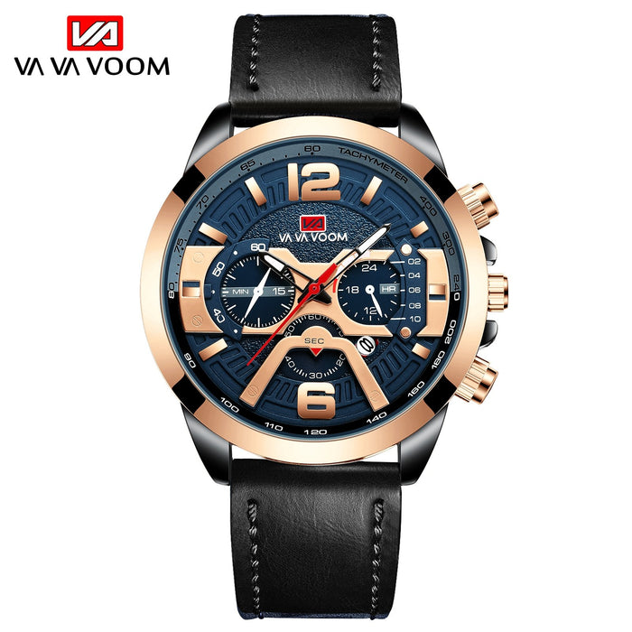 Wrist Watch Quartz Male Classic Design Waterproof Watches Multifunction Wristwatch For Men