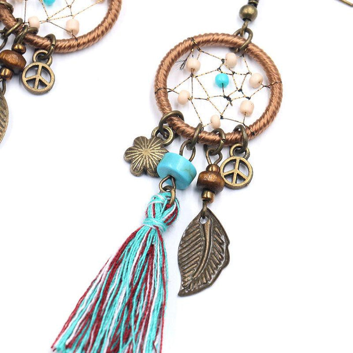 Creative Dream Catcher Earrings Feminine Tassel Earrings Accessories