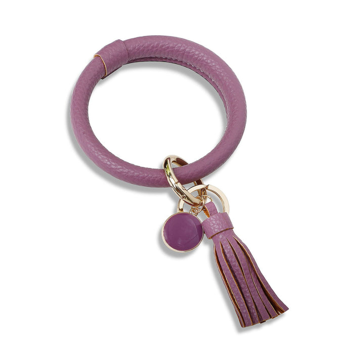 New Bracelet Key Chain Pu Tassel Bracelet Pendant