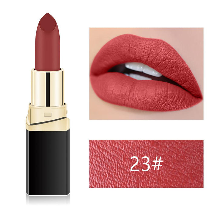 Matte fog face velvet lipstick is not easy to decolour black pipe lipstick.