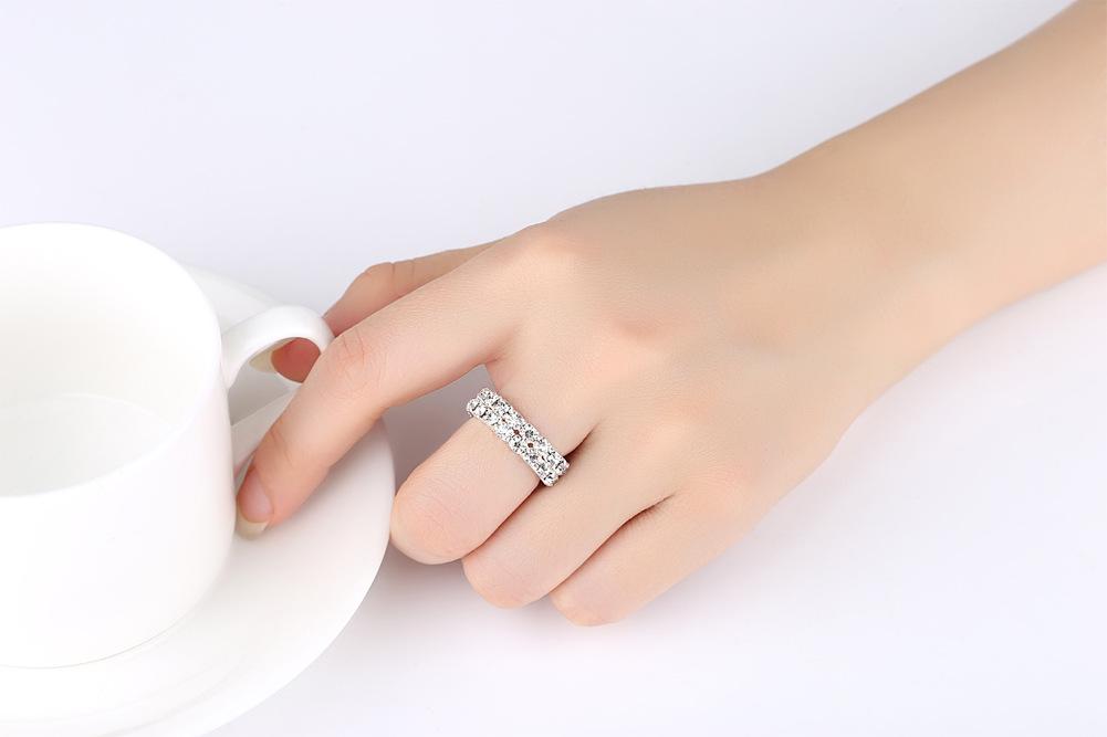 Rhinestone Elastic Ring