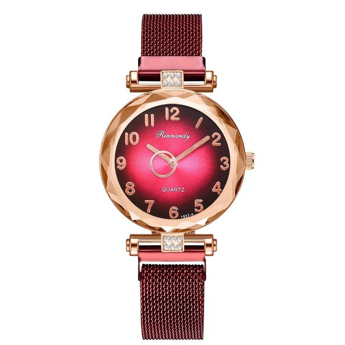 Simple Alloy Mesh Belt Women's Quartz Watch Llz22222