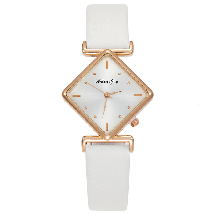 Fashion Women Wristwatch Leather Band Quartz Casual Clock LLZ20020