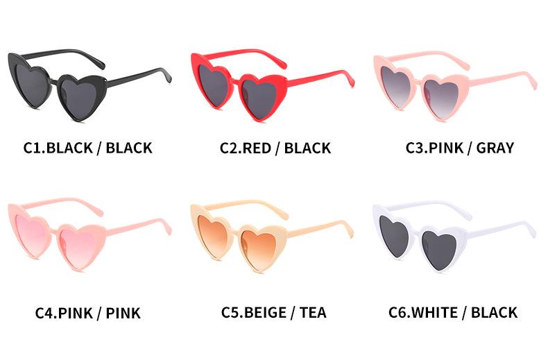 Children's Sunglasses peach heart Sunglasses