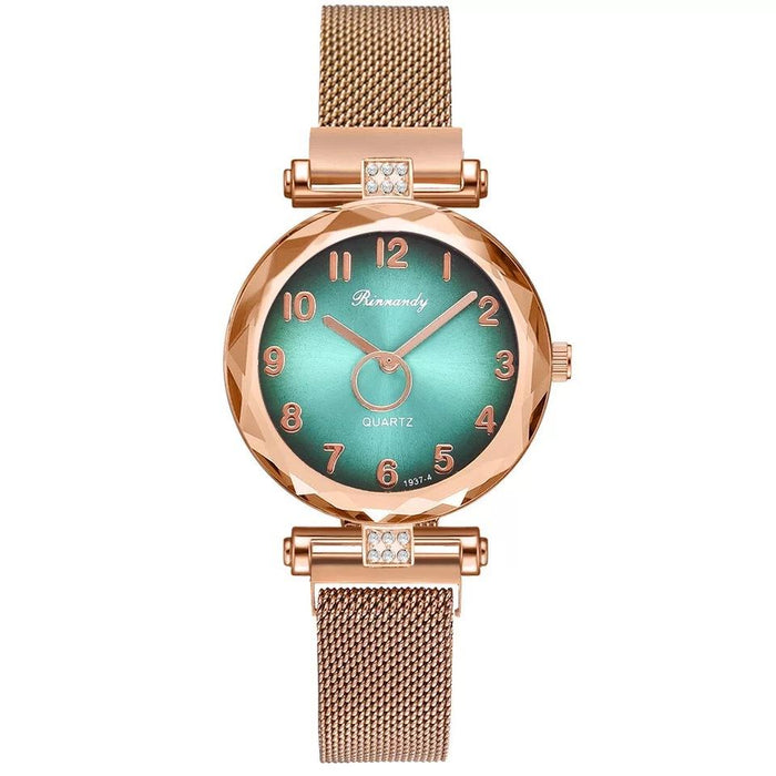 Simple Alloy Mesh Belt Women's Quartz Watch Llz22222