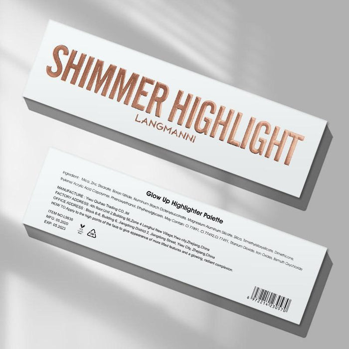 5-colour highlight repair disc three-dimensional natural brightening disc