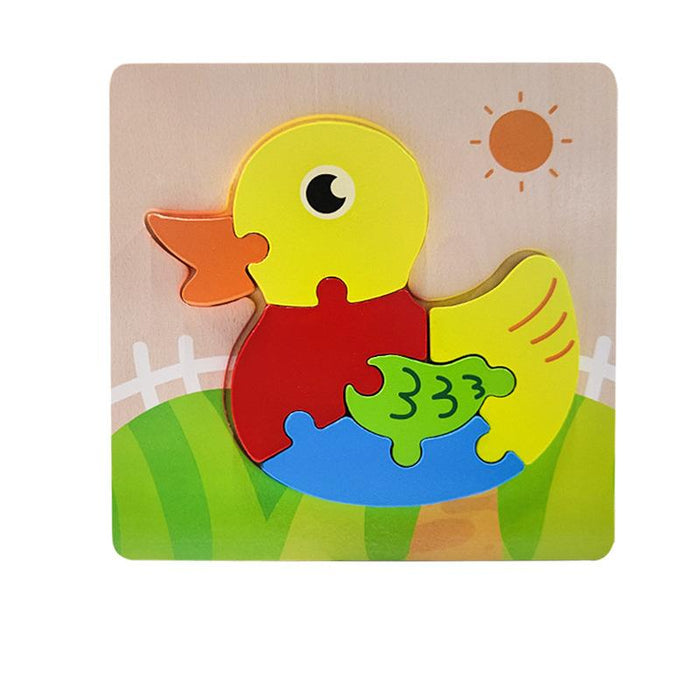 Children's Puzzle Wood Puzzle Building Block Toy