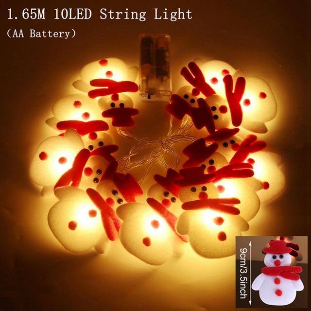 LED Snowman Christmas Tree LED Garland String Light