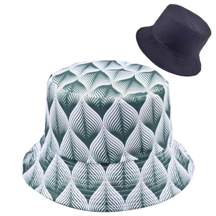 Multi-style Printed Fisherman Hat Outdoor Sun Hat Double-sided