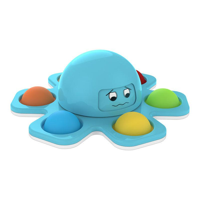 Face-changing Octopus Bubble Music Octopus Spinning Decompression Toy