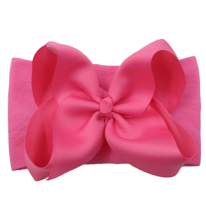 Bow headband nylon headband