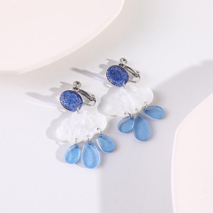 Fashion Cute Fresh Cloud Earrings