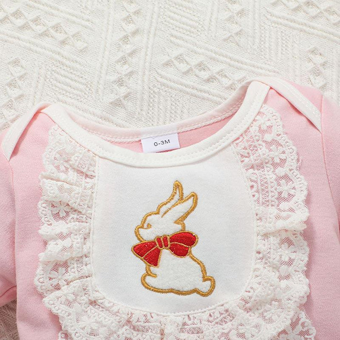 Baby Girls Princess Cute Rabbit Jumpsuit