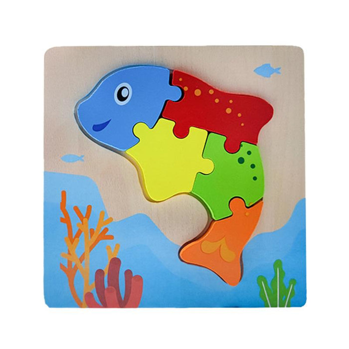 Children's Puzzle Wood Puzzle Building Block Toy