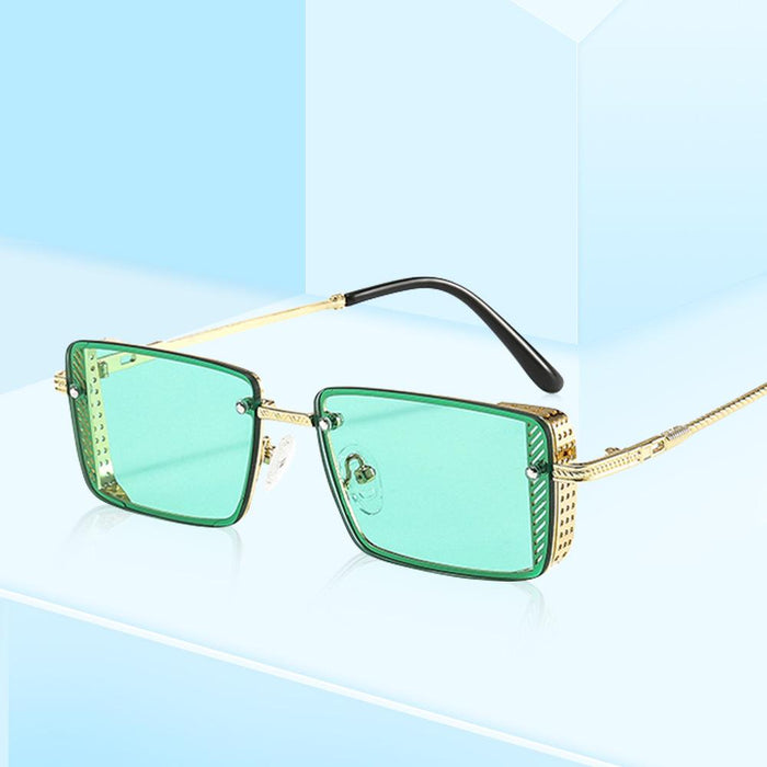 Metal small square Sunglasses