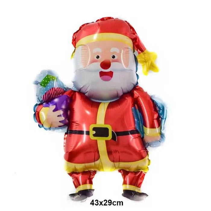 Christmas Foil Santa Claus Snowman Elk Balloons