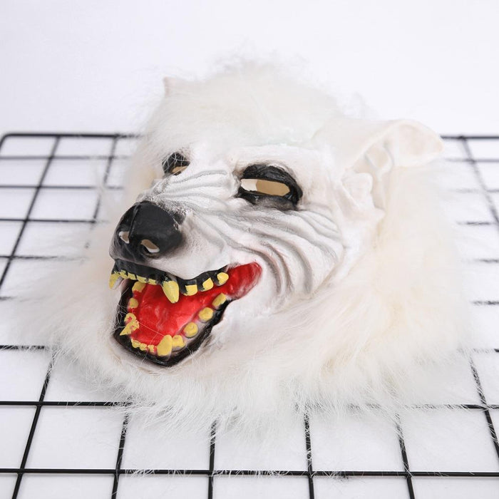 Halloween Masquerade Mask Wolf Head Headgear Costume Props