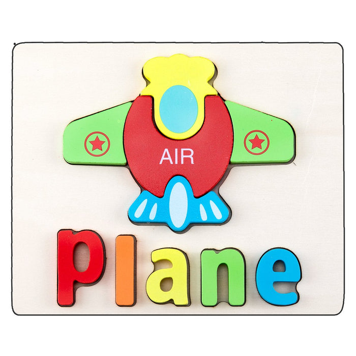 Children's Three-dimensional Cartoon Puzzle Wooden Toys