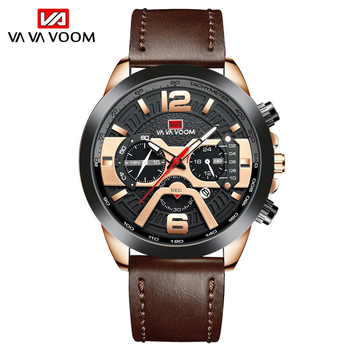 Wrist Watch Quartz Male Classic Design Waterproof Watches Multifunction Wristwatch For Men