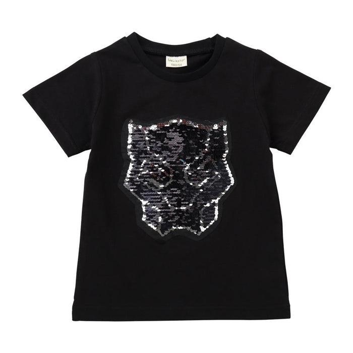 Short sleeve T-shirt round neck baby top