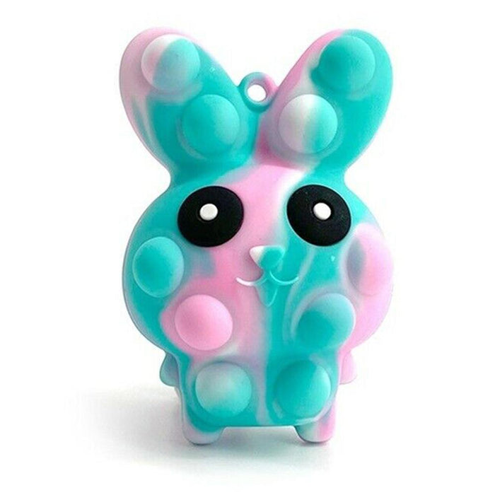 3D Rabbit Stress Relief Ball Anti Stress Fidget Toy Silicone